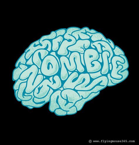 Zombie Brains, Brain Illustration, Japan Graphic Design, Cute Zombie, Alien Drawings, Fun Brain, Zombie Art, Graffiti Wall, Game Inspiration