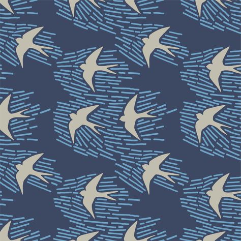 Retro Bus, Blue Bird Art, Father Art, Store Fabric, Charley Harper, Textile Fiber Art, Landscape Artwork, Online Fabric, Bird Patterns