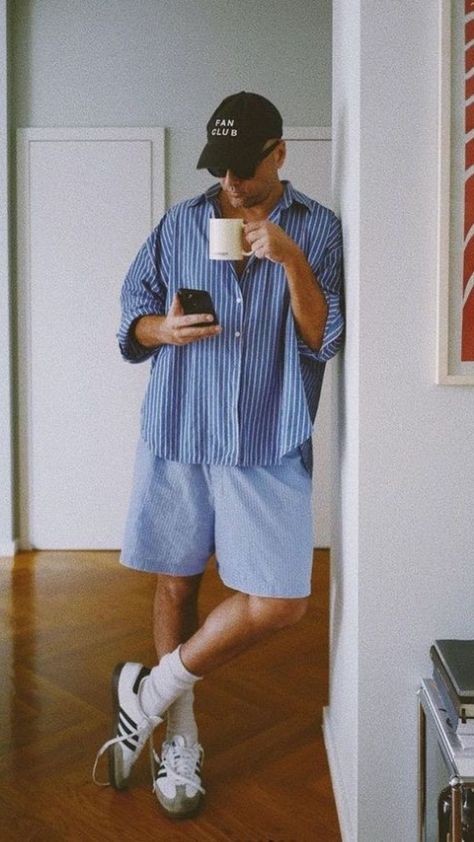 Mens Fashion Inspiration Casual, Men's 90s Fashion, Mens Ss24 Trends, 90s Summer Fashion Men, Mens Spring Fashion 2024, Spring Outfits 2024 Men, Men Street Style 2024, Dad Core Fashion, Summer Outfit Men 2024