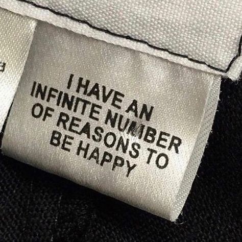 Photo shared by Repeller on December 24, 2019 tagging @__s____o. Image may contain: text that says 'INFINITE IHAVE OF BE REASONS REASONS NUMBER ΑΝ HAPPY το'. #Regram via @B6-zno6hNo- Lev Livet, Reasons To Be Happy, Life Quotes Love, In My Feelings, Happy Words, Happy Thoughts, To Be Happy, Note To Self, Quote Aesthetic