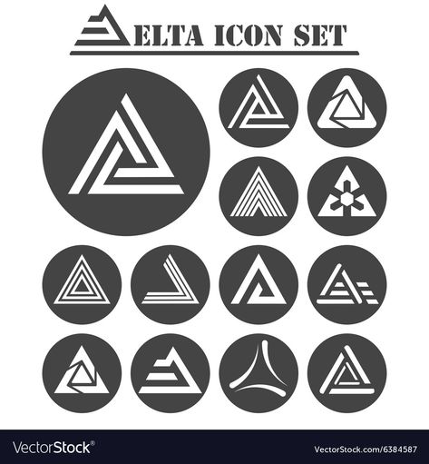 Black Design Wallpaper, Delta Symbol, Delta Logo, Card Ui, Science Icons, Letter Icon, Logo Design Inspiration Creative, Drop Logo, Triangle Art