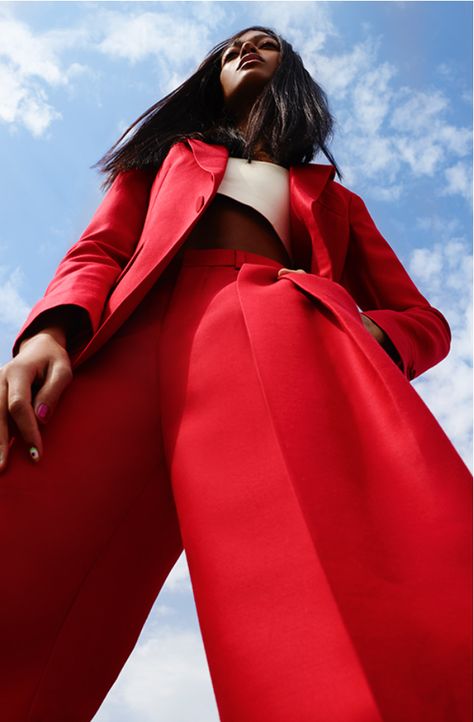 Red Coat, Hands On, A Woman, Pants, Photography, Red, Trousers