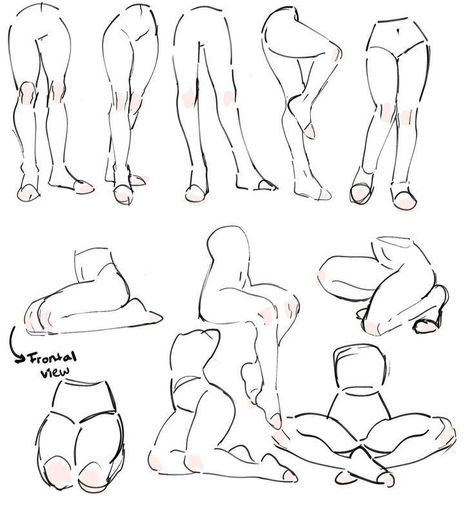 Folded Legs Sitting Reference, Legs Art Tutorial, Female Hips Reference, Foot Refrences Drawings, Digitrade Legs Drawing, Opening Legs Drawing, Saytr Legs Reference, Drawing Legs Reference, Leg Spread Pose