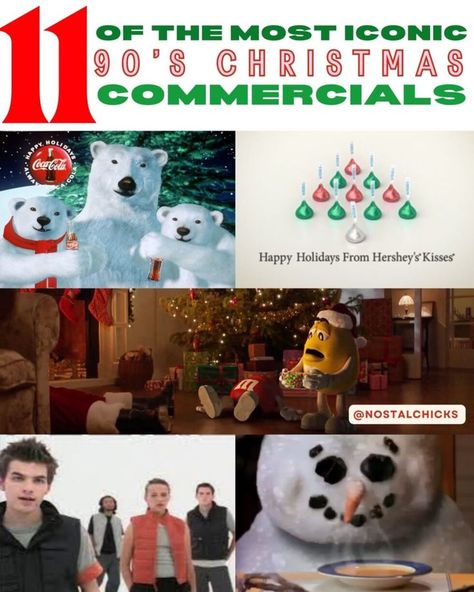 90'S COMMERCIALS Nostalgia Tv Shows, Nostalgia Christmas, Christmas Commercial, 90s Christmas, Christmas Memories, Hershey Kisses, Movie Party, Winter Break, Christmas Memory