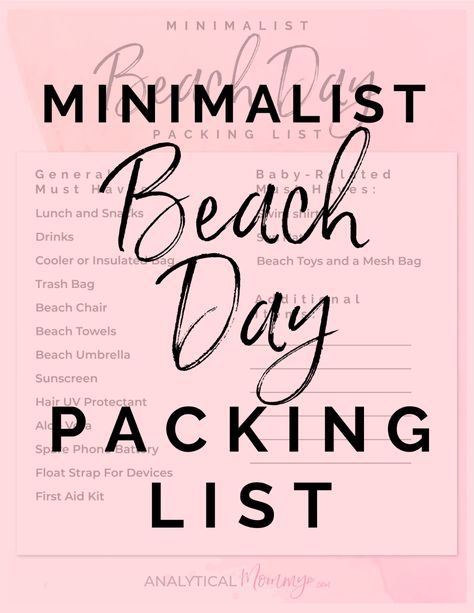 Beach Day Packing List, Beach Packing List, Beach Day Essentials, Too Much Stuff, Beach Packing, Great Wolf Lodge, Mom Lifestyle, Insulated Bag, Insulated Bags