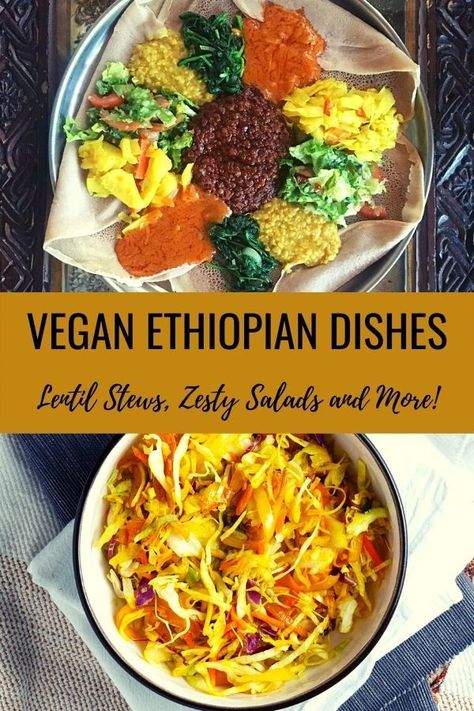 Vegetarian Nigerian Food, Ethiopian Dinner Recipes, Vegetarian Ethiopian Food, Vegan Ethiopian Food Recipes, Ethiopian Food Recipes Vegetarian, African Recipes Vegetarian, Etiopia Food, Ethiopian Vegetarian Recipes, Vegan Ethiopian Food