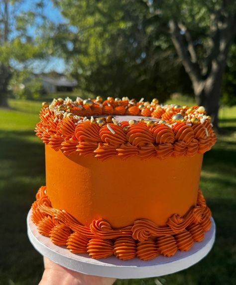 🎃🧡 Orange Cake Decoration, Birthday Cake For Boys, Orange Birthday Cake, Friendsgiving Ideas, Orange Birthday, Boy Birthday Cake, Orange Cake, Cakes For Boys, Birthday Cake Kids