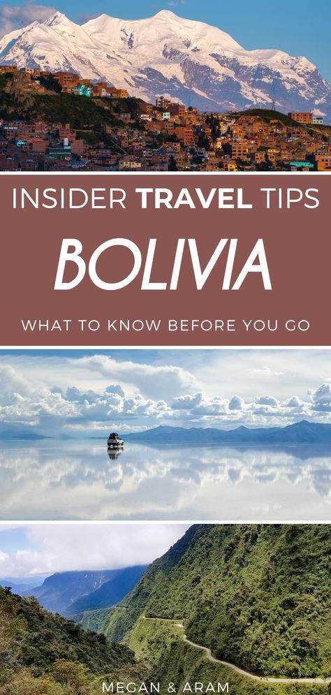 12 Very Useful Things to Know Before You Travel to Bolivia | Bolivia travel tips | Visit Bolivia | Salar de Uyuni | Lake Titicaca | Visit Sucre | Visit La Paz | Things to do in Bolivia | Reasons to go to Bolivia | #bolivia #sucre #SalardeUyuni #titicaca South America Travel Itinerary, South America Travel Destinations, Backpacking Guide, Bolivia Travel, Lake Titicaca, Central America Travel, Resort Vacation, Top Travel Destinations, Travel South