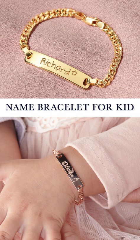 🌟 Elevate your toddler's style with a cute and customized bracelet featuring their name! 🧒💖✨ Crafted with love, this keepsake piece is perfect for little wrists and big smiles. Order yours today and make your child's day extra special! 🌈🎁 #ToddlerBracelet #PersonalizedKidsJewelry #CustomNameBracelet #AdorableAccessories #ToddlerFashion #UniqueGiftsForKids #CherishedMemories #ToddlerStyle #CustomizedBracelets #GiftsForLittleOnes Bracelet With Name, Christmas Presents For Kids, Toddler Bracelet, Boys Bracelets, Gold Finger Rings, Unique Gifts For Kids, Big Smiles, Cool Gifts For Kids, Baby Girl Shower Gifts