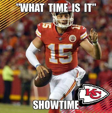 Go Chiefs! 🏈 Cheifs Football, Patty Mahomes, Chiefs Memes, Kansas City Chiefs Funny, Kansas City Chiefs Apparel, Go Chiefs, God Of Football, Nfl Chiefs, Kc Chiefs Football