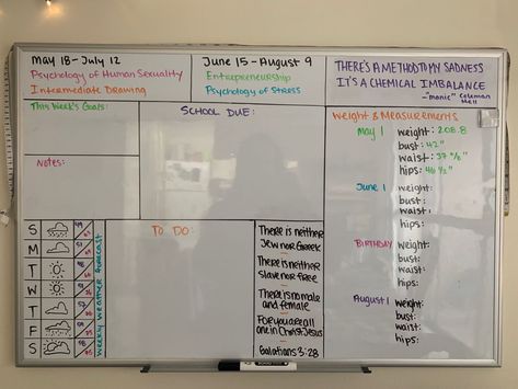 Whiteboard Organization Setup aestheticplanners #planner2024paraimprimir Weekly Whiteboard Planner Ideas, Productive White Board Ideas, Whiteboard Todo List, Goal White Board Ideas, Things To Put On A Whiteboard In Your Room, Whiteboard Command Center, Whiteboard Vision Board Ideas, Whiteboard Set Up Home, White Board Aesthetic School