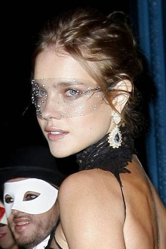 Mask Ball, Masked Ball, Lingerie Shower, Lace Mask, Natalia Vodianova, Masquerade Party, Masquerade Ball, A Mask, Costume Party