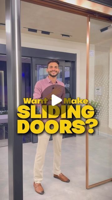 Folding Doors Interior, Diy Sliding Door, Interior Design Videos, Slider Door, House Interior Design Styles, Balcony Grill Design, Sliding Door Design, Home Door Design, Interior Design Your Home