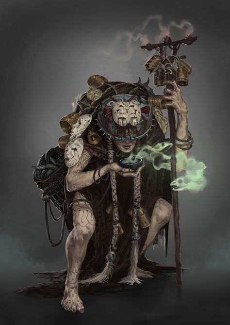 ArtStation - Fish Lady, Silviu Sadoschi Baba Jaga, Heroic Fantasy, Fantasy Magic, 다크 판타지, Arte Fantasy, Fantasy Rpg, Creature Concept, Fantasy Inspiration, 영감을 주는 캐릭터