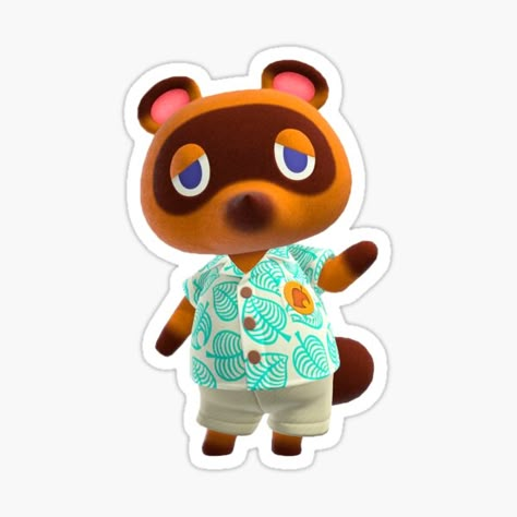 Nook Animal Crossing, Animal Crossing Tom Nook, Tom Nook, Character Rigging, Animal Crossing Fan Art, Animal Crossing Wild World, Animal Crossing Characters, Animal Crossing Game, Racoon