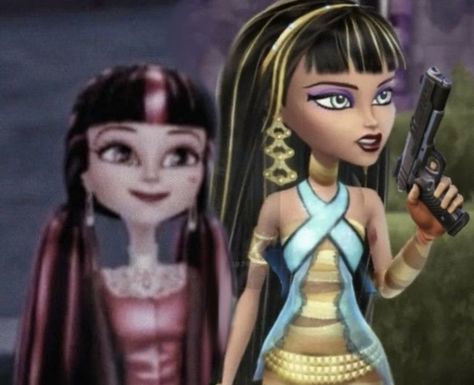 Monster high meme Draculaura And Cleo, Mh Wallpaper, Phone Aesthetic, Totally Spies, Girls World, Barbie Movies, Dracula, Monster High, Cool Watches