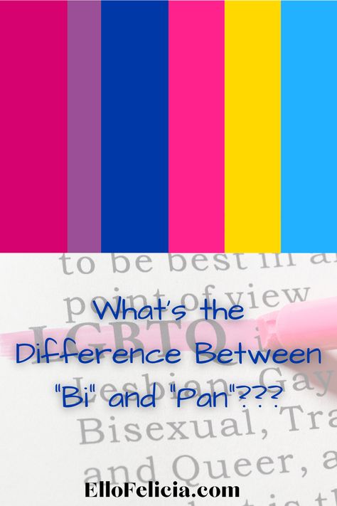 Bisexual vs Pansexual...what's the difference? #bi #pan #lgbtq #pansexual #bisexual #lgbtqblogger #sexuality What Is Pansexual, Pansexual Meaning, Pan Meaning, Pansexual And Bisexual, Non Gender, Pride Art, Human Sexuality, What Is The Difference Between, Gender Identity