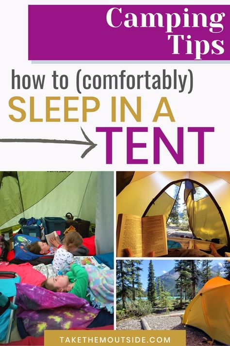 Camping Bedding Hacks, Camping Set Up Ideas Tent, Tent Camping Hacks Glamping, Tent Organization Ideas Camping, Tent Camping Sleeping Hacks, Tent Camping Hacks Beds, Tent Camping For Beginners, Tent Hacks Camping, Tent Bed Ideas