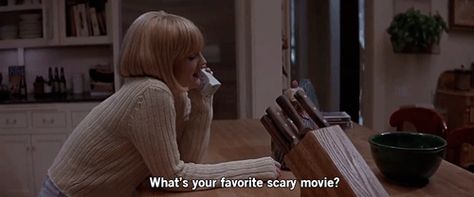 #DrewBarrymore in #Scream, directed by #WesCraven. Scream 1996, The Omen, Weird Gif, Scream Movie, A Nightmare On Elm Street, Best Horrors, Nightmare On Elm Street, All Movies, Scary Movies