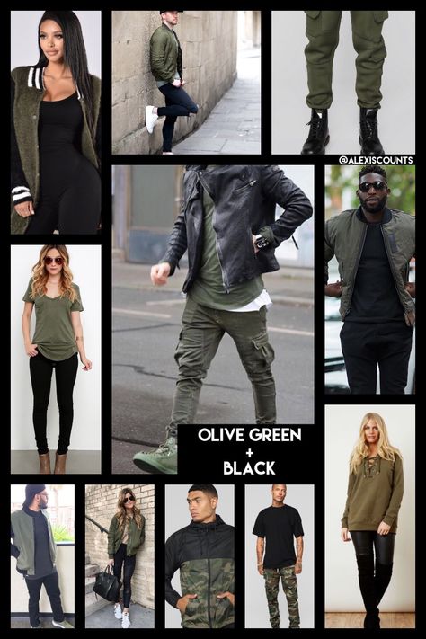 Group Outfit Color Schemes - Praise Worship Team - olive green and black  #alexiscounts #outfit #groupoutfit #fashion #praiseteam #worshipteam Worship Outfit Leading, Praise Team Outfits Fashion Styles, Olive Green And Black Outfit, Praise Team Outfits, Elevation Worship Outfits, Youth Group Outfits, Outfit Color Schemes, Youth Group Outfit, Pt Outfits