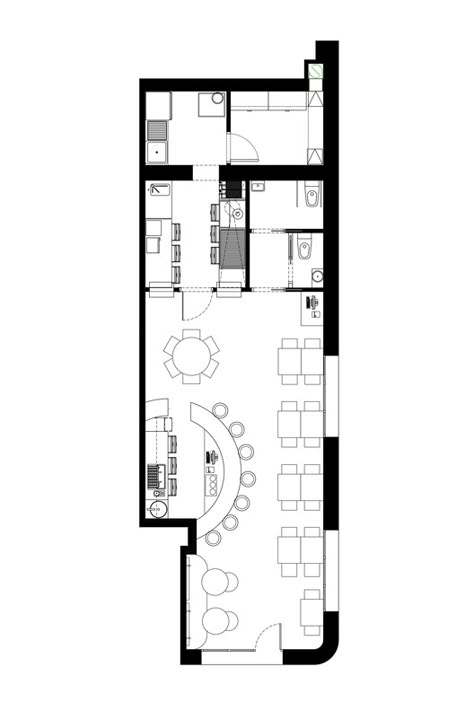 Bistro Floor Plan, Cafe Design Plan, Small Restaurant Plan, Small Restaurant Design Layout, Tiny Restaurant Design, Small Restaurant Layout, Cafe Plan Architecture, Small Restaurant Floor Plan, Restaurant Interior Design Plan