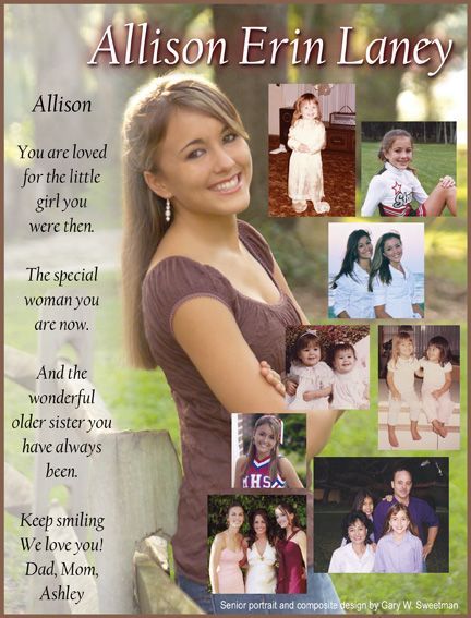 Senior Ad Ideas, Senior Yearbook Ideas, Senior Yearbook Ads, Pictures On The Beach, Dedication Page, Senior Ads, Yearbook Ad, Yearbook Template, Baby Ads