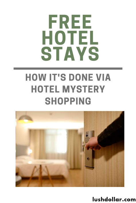 How to get free a free hotel stay via hotel mystery shopping.  The best hotel mystery shopping companies/assignments. Cheap Hotel Hacks, Secret Shopper Jobs, Living In A Hotel Long Term, Mystery Shopper Jobs, Mystery Shopping Jobs, How To Find Cheap Hotels, Mystery Shop, Mystery Shopping Companies, Online Surveys For Money