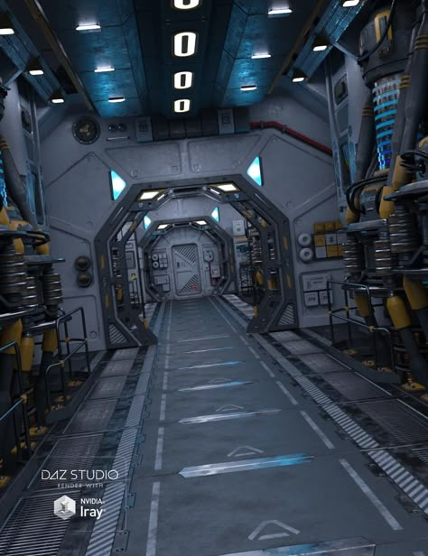 Sci Fi Interior, Sci Fi Room, Scifi Environment, Scifi Interior, Interior Concept Art, Ship Interior, Sci Fi Spaceships, Spaceship Interior, Sci Fi City