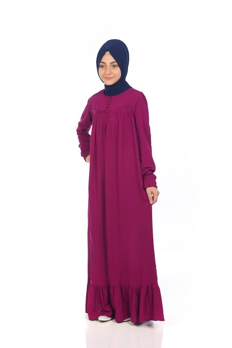 Muslim Kids Dress, Child Hijab Kids Abaya Fuchsia Girls Eid Dress Dubai Abaya Muslim Girl Clothes 8 9 10 11 12 13 14 Age Khimar Niqab Jilbab #mevlanakidsabaya #muslimkidsdress #kidsabaya #girlsabaya #islamickidsclothes #muslimkidclothing Girls Eid Dress, Khimar Niqab, Fuchsia Fabric, Kids Abaya, Eid Dress, Dubai Abaya, Girls Tunics, Muslim Kids, Muslim Girl