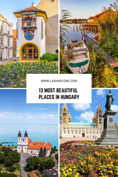 Planning a trip to Hungary? I will help you discover the most beautiful places in Hungary that you will need to add to your itinerary. | hungary | roadtrip in hungary | what to see in hungary | itinerary for hungary | the most beautiful places in hungary | what to see in hungary | places to visit in hungary | hungary aesthetic | hungary travel | budapest hungary | hungary travel guide | hungary travel beautiful places | hungary travel photography | gyor | lake balaton | szeged | pecs #hungary Hungary Aesthetic, Pecs Hungary, Vacay Mood, Europe Christmas, Travel Beautiful Places, Lake Balaton, Instagram Places, Hungary Travel, Budapest Travel