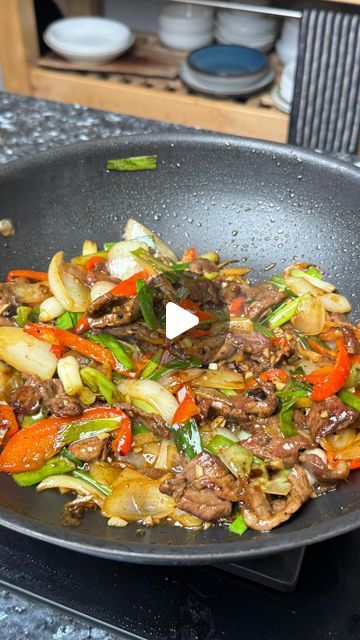 Maxwell on Instagram: "BEEF, SPRING ONION AND GINGER STIR FRY 🥵🥵🥵🥵

All full recipes can be found at maxillicious(dot)com or click the link in my bio!

#beef #stirfry #steak #easyrecipes #easyrecipe #beefstirfry" Stir Fry In Wok, Ginger Beef Stir Fry Recipes, Thinly Sliced Beef Recipes, Stir Fry Beef Recipes, Steak Stir Fry Recipes, Beef And Vegetable Stir Fry, Ginger Beef Stir Fry, Chinese Beef Stir Fry, Diced Beef Recipes