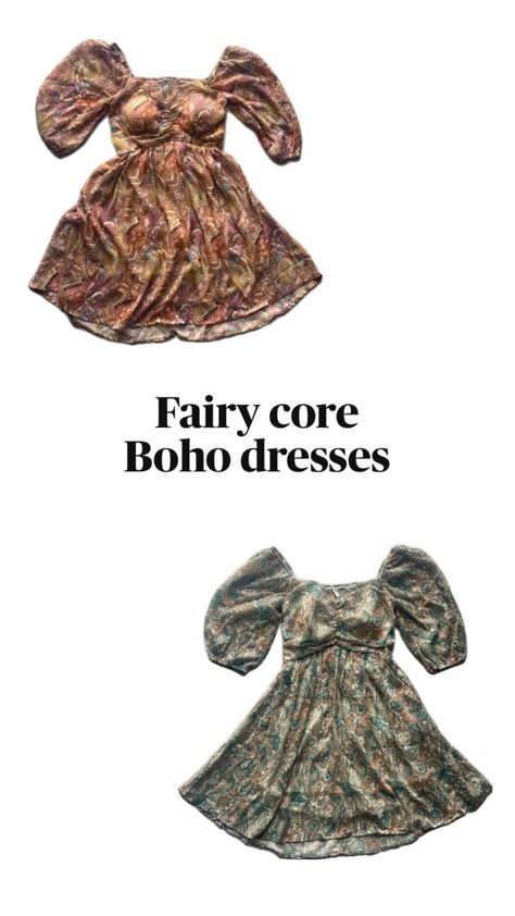 Fairy Core, Boho Dress, Dresses