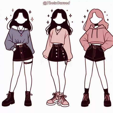 Outfit Adoptables Female Casual, Art Journal Challenge, Cute Sketches, Clothing Design Sketches, Drawing Anime Clothes, Dress Drawing, Fashion Aesthetics, Fun Crochet Projects, Fashion Design Drawings