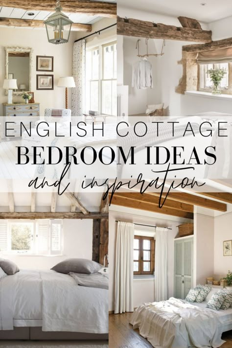 English Cottage Style Interior Decorating Ideas, French Cottage Bedding, Cottage Style Master Bed, English Country Bedroom Cottage Style, Pine Bedroom Ideas, Bedroom English Cottage, English Cottage Style Bedroom, English Cottage Bedroom Ideas, English Cottage Bedrooms