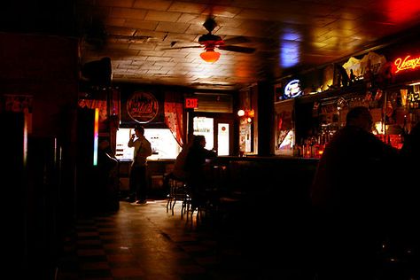 It's so dark in here! Bartender Aesthetic, Bar Background, Drawing Blood, Dive Bars, Beer Hall, Dive Bar, Daily Grind, Beer Bar, Bar Ideas