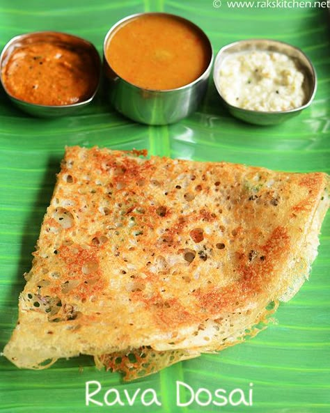 Plain Dosa, Dosa Recipes, South Indian Breakfast Recipes, Rava Dosa, South Indian Breakfast, Indian Breakfast Recipes, Idli Dosa, South Indian Recipes, Dosa Recipe