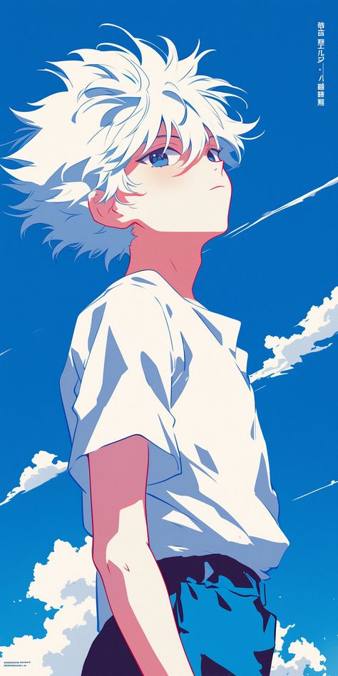 #anime #manga #cartoon #otaku #animewallpaper #mangawallpaper #aestheticwallpaper #phonewallpaper #background #animefan #animefanart #hunterxhunter #killua #zoldyck Killua Phone Wallpaper, Hanterxhanter Wallpaper, Hunter Tattoo, Hunterxhunter Killua, Anime For Life, Manga Cartoon, Hxh Characters, Killua Zoldyck, Park Jimin Bts Wallpaper