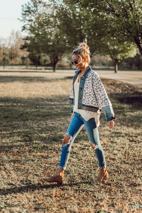 Punk jean jacket