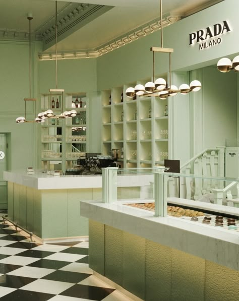 Pop Up Cafe, Galleria Vittorio Emanuele Ii, Harrods London, Prada Milano, Themed Cafes, Monochrome Design, Italian Coffee, Japanese Porcelain, Fine Dining