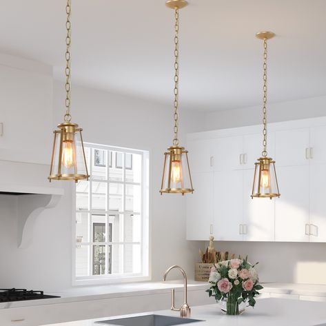 Mini Kitchen Island, Petite Silhouette, Square Pendant Lighting, Traditional Kitchen Island, Transitional Kitchen Island Lighting, Hanging Light Bulbs, Kitchen Island Lighting Modern, Kitchen Island Light, Traditional Pendant Lighting