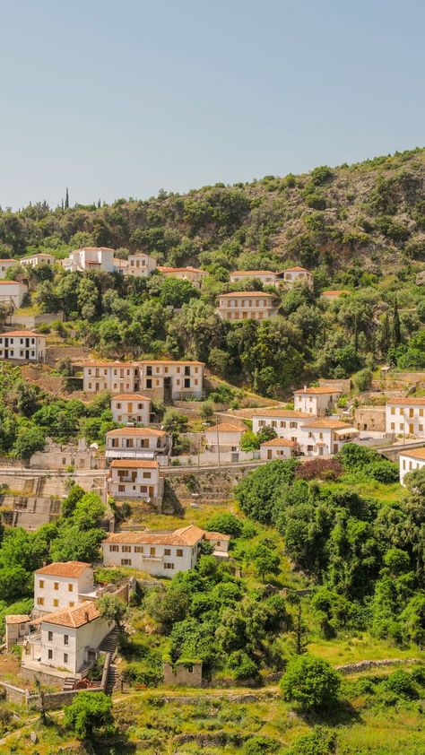 Dhermi Albania, Home Gallery Wall, Gallery Wall Decor, Mountain Village, Mountain Town, Fine Art Photography Print, Detroit Michigan, People Of The World, Wall Decor Printables