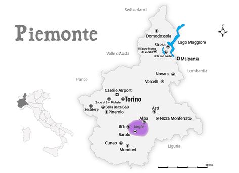 Piemonte Map and Travel Guide | Wandering Italy Small Castles, Lake Maggiore, Piedmont Italy, Beautiful Roads, Italy Map, San Michele, Happy Reading, Wine Region, Italy Travel