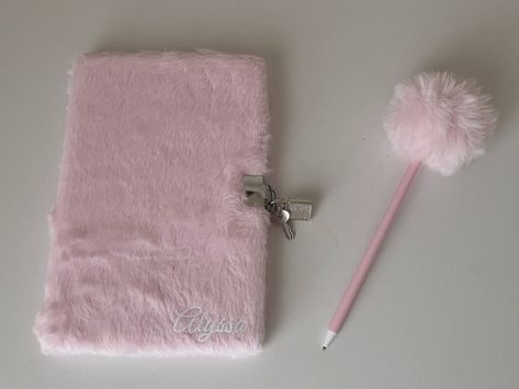 Fluffy Diary, Pretty Diary, Diary Cute, Pink Diary, Dream Birthday, Cute Diary, Journal Magazine, Pink Notebook, Jelly Wallpaper