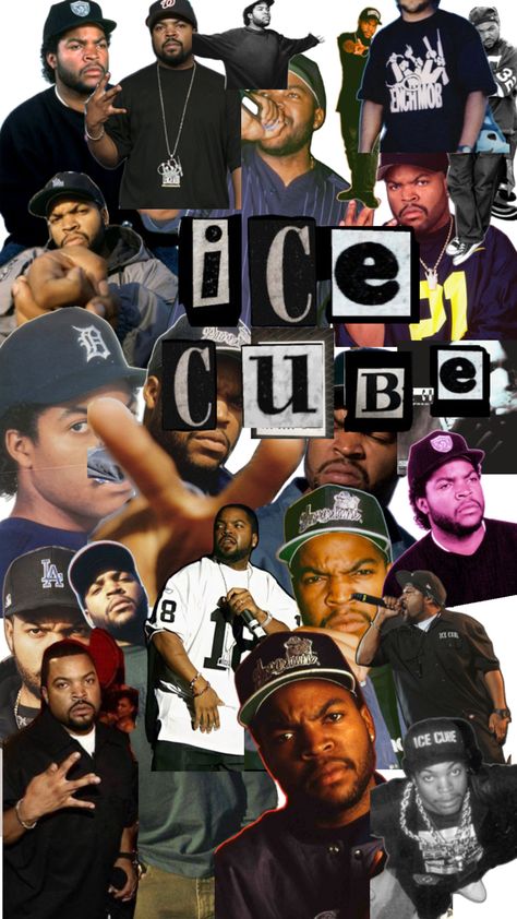 Ice Cube Background, Ice Cube 90s Wallpaper, Ice Cube Wallpaper Aesthetic, 90s Rappers Aesthetic Wallpaper, Ice Cube 90s, Crip Wallpaper, Ice Cube Poster, Ice Cube Wallpaper, Rap Collage