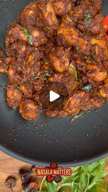 14K views · 1.1K likes | Masala Matters by Nav on Instagram: "| Chicken Varuval | Learned this recipe from my Ammadi. For this recipe, you will need to roast some spices and blend it to powder (this powder takes the Varuval to vereh level)   *Ingredients Preparation* 1. Roast & Blend to Powder  - 2 tsp Black Pepper  - 1.5 tsp coriander seeds - 1 tsp fennel  - 1/4 tsp cumin  - 1 cinnamon stick  - 1 star anise  - 5 dried chillies (I used Kashmiri chilli)   2. Marinate Chicken  - Chicken 800gram (cut to small pieces)  - 2 tbs Ginger garlic paste  - 1 tsp Turmeric powder @sampradascurrypowder  - Salt & Seasoning (optional)  3. Blend to paste  - 1 medium onion - 1 medium tomato  - 2-3 tbs Ginger garlic paste   *Other Ingredients*  Other Masala Powder  - 3 tbs Meat Curry Powder @sampradascurrypo Chicken Varuval Recipe, Prawns Roast, Kashmiri Chilli, Prawns Fry, Marinate Chicken, Salt Seasoning, Ginger Garlic Paste, Prawn Curry, Dried Chillies