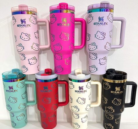 Hello Kitty Stanley Cup – Luxandluxy Stanley Collection, Stanley Products, Hello Kitty Gifts, Trendy Water Bottles, Hello Kitty Mug, Hello Kitty Merchandise, Stanley Cups, Hello Kitty Makeup, Hello Kitty Themes