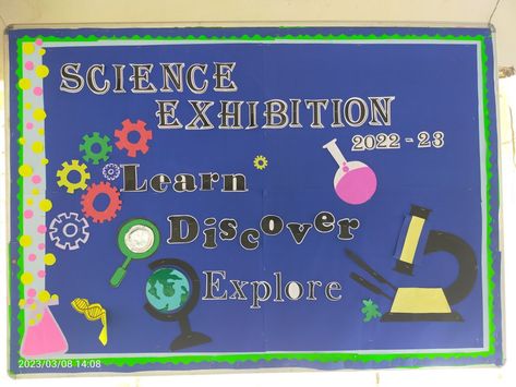 Learn,discover and explore,🗜️⚗️🔬 Science Exhibition Board Decoration, Science Exhibition Decoration Ideas, Science Exhibition Ideas, Exhibition Banners, Science Exhibition, Biology Projects, Exhibition Ideas, School Board Decoration, Rangoli Designs Simple Diwali