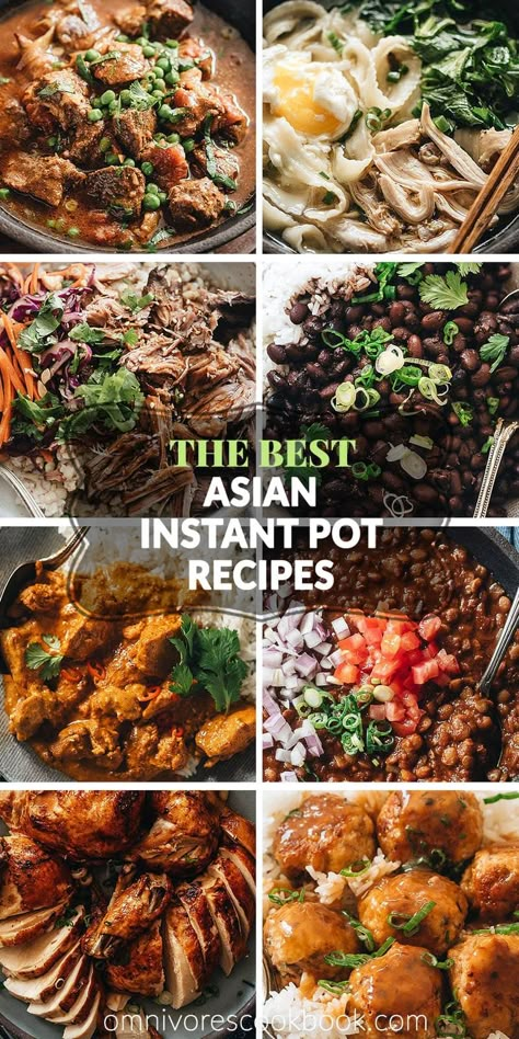 The Best Asian Instant Pot Recipes - Need a healthy and delicious meal fast? These Instant Pot recipes are sure to satisfy your cravings for Asian cuisine! Asian Instant Pot Recipes, One Bowl Recipes, Recipes Japanese Food, Easy Asian Dinner Recipes, Instant Pot Asian Recipes, Easy Asian Dinner, Instant Pot Asian, Rice Noodle Soup, Instant Pot Pork Chops