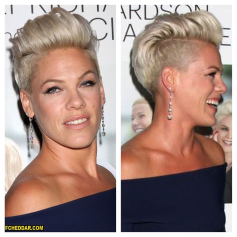 How To Style Hair Like Singer Pink, Pink Haircut Singer 2023, Pinks Hairstyles Singer 2023, Pink The Singer Haircut, Singer Pinks Hairstyles, Singer Pink's Hair Styles, Singer Pink Hairstyles, P!nk Concert Hairstyles, Pink's Short Hair Singer