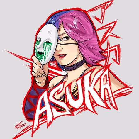 "The one force of nature they call by name" @wwe_asuka  #asuka #wweasuka #raw #wweraw #mondaynightraw #womenswrestling #womensdivision… Asuka Wwe Fanart, Wwe Asuka Wallpaper, Kana Wrestler, Wwe Comics, Kanako Urai, Asuka Wwe, Wwe Asuka, Damage Ctrl, Wwe Art